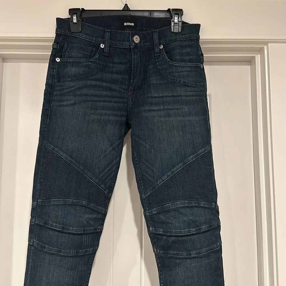 Hudson Jeans Hudson Ethan Biker Mid Rise Skinny Jeans size‎ 29 NWT